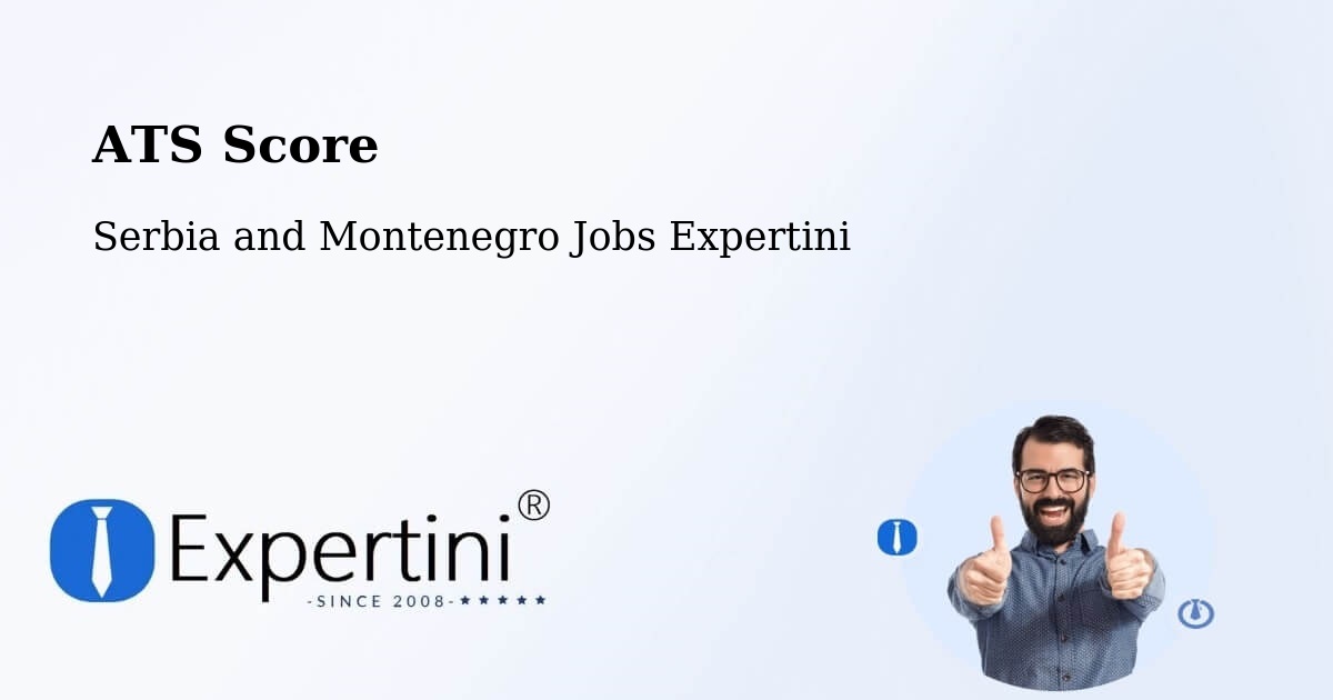 Resume ATS Score & Job Description Match Tool – Les Cèdres - Serbia and Montenegro Jobs Expertini