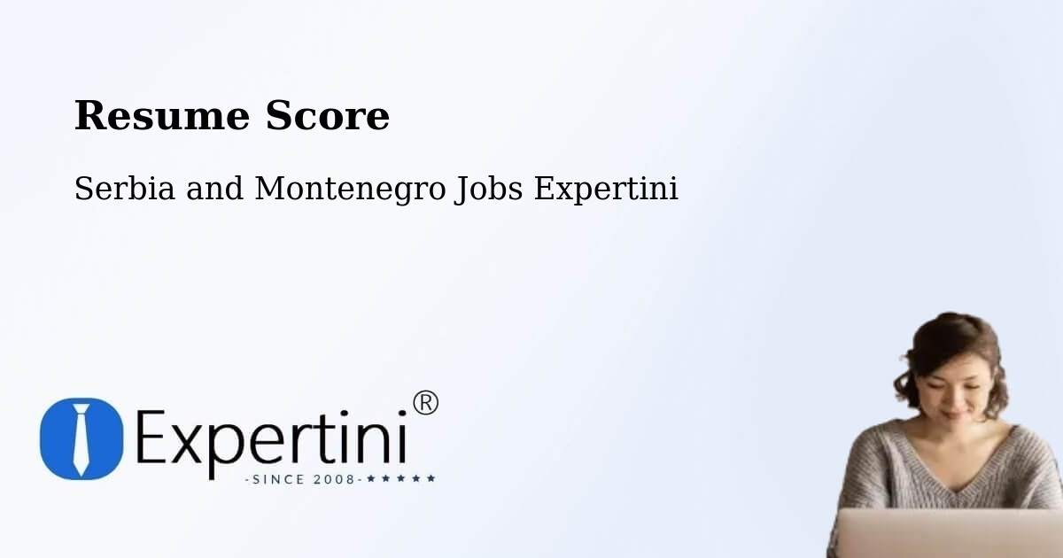 Resume Score & Job Description Match Tool – Les Cèdres - Serbia and Montenegro Jobs Expertini